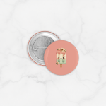 Pin Badges Buttons Whimsical Summer Ice Cream 02 Size 37mm